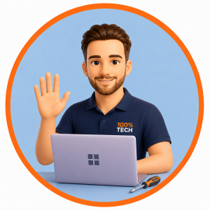 Mathieu Rouer, technicien informatique indépendant chez 100% TECH